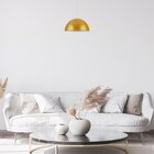 Pendente Aquarela Half Moon 40 1 Luz Mostarda Hm040acmtpd Bro