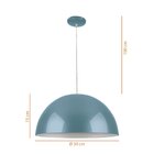 Pendente Aquarela Half Moon Hm030bltcpd Bronzearte Bronzearte