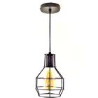 Pendente Aramado  Luminária Gaiola Preto