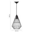 Pendente Aramado Balao Preto