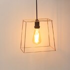 Pendente Aramado Cube-M para 1 Lâmpada E27