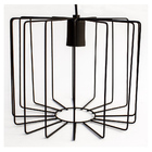 Pendente Aramado Cylinder Preto