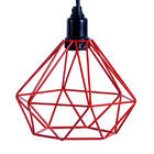 Pendente Aramado Diamante -  Vermelho