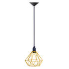 Pendente Aramado Diamante - Amarelo