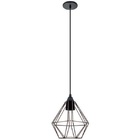 Pendente Aramado Diamante Cobre-opl