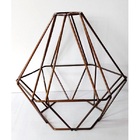 Pendente Aramado Diamante Cobre-opl