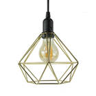 Pendente Aramado Diamante - Dourado