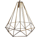 Pendente Aramado Diamante Grande Grafite