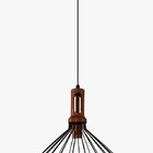 Pendente Aramado Livia Preto/cobre