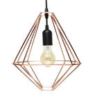 Pendente Aramado Modelo H - Cobre