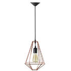 Pendente Aramado Modelo L - Cobre