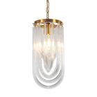 Pendente Arch Bronze 20x43cm Para 1xe27 Vidro Transparente Bi