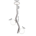 Pendente Aro Duplo Angular Jabuticaba Branco Harmony Ambar