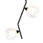 Pendente Aro Duplo Angular Jabuticaba Preto Harmony