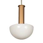 Pendente Artemis Vidro Ouro Fosco + Led G9 Bf Starlux Vl004 S