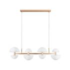 Pendente Artemis Vidro Ouro Fosco Br Vl002-mg 93cm P/8 G9 Sta