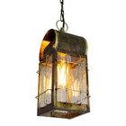 Pendente Artesanal Latão London Vintage Rustica Ouro Velho St