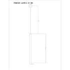 Pendente Áustria 45cm Woods Dourado