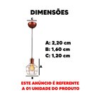 Pendente Avant Adhara 1xe27 Cobre