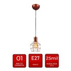 Pendente Avant Adhara 1xe27 Cobre