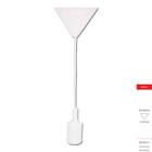 Pendente Avant Benjamim Branco Fosco Para 1 Lampada E27