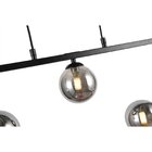 Pendente Balanço 30cm P/ 3x G9 Tr003 Bella Preto E Fumê St2356