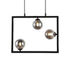 Pendente Balanço Retângulo 35cm P/ 3x G9 Tr005 Bella St2362