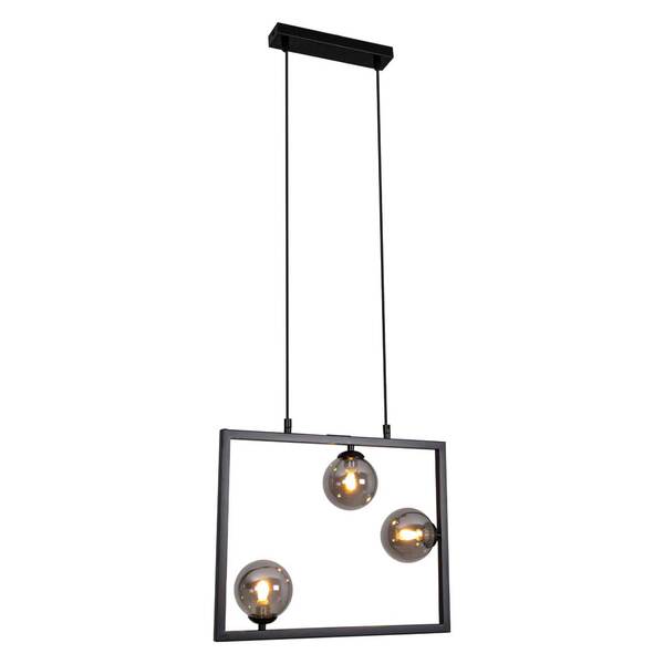 Pendente Balanço Retângulo 35cm P/ 3x G9 Tr005 Bella St2362