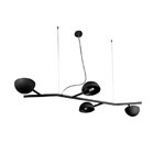 Pendente Ball Blumenau Chumbo Liso