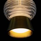 Pendente Bella Bambini Dw009  Led 7w 3.000k Metal Dourado E V