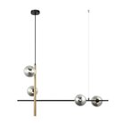 Pendente Bella Bambu Preto 92x29x53cm G9 100w Hl019