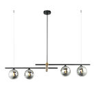 Pendente Bella Bambu Preto 98x23x16.5cm G9 100w Hl017lb