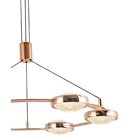 Pendente Bella Beep Kw010g Led 48w 3.000k Metal E Acrilico