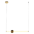 Pendente Bella Bossa Nova 90x12cm Led Dourado Oc006