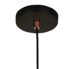 Pendente Bella Cage Cobre Preto Em Metal Jy009