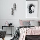 Pendente Bella Charm 15x37cm G9 Cromado Hu2156