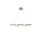 Pendente Bella Colmeia Cromado E Champanhe 90x30cm 54w 3000k