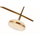 Pendente Bella Dende 123x28x15cm Led Dourado Jj019