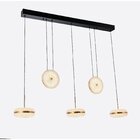 Pendente Bella Dendê 95x15x15cm Led Dourado Jj017