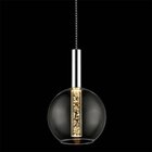 Pendente Bella Egeo Globo Acrílico Transparente Ø18cm LED 5w