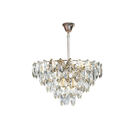 Pendente Bella Foglia Cristal Ø60 X 38cm E14 Oc003