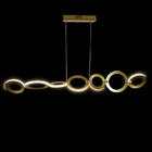 Pendente Bella Ginga Dourado Led 33w 3000k Bb024