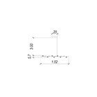 Pendente Bella Graviola Dourado Preto E Branco 102x5.7cm 36w