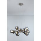 Pendente Bella Halo Nickel E Cromado 56x24cm 15xg9 420w Jo004