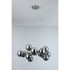 Pendente Bella Halo Nickel E Cromado 56x24cm 15xg9 420w Jo004