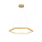 Pendente Bella Hex Dourado 60x3.5cm 30w 3000k 1780lm Gd004