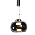 Pendente Bella Ioio Ø22 X 19cm Led 8 5w Fumê Bb008n