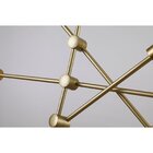 Pendente Bella Ipanema 68x139cm 6x E27 Dourado Rm004g