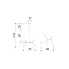 Pendente Bella Leblon 75x123cm E27 Rosê Rm002r