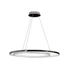 Pendente Bella Loop Cromado E Branco 62x42x2.2cm 48w 3000k 15